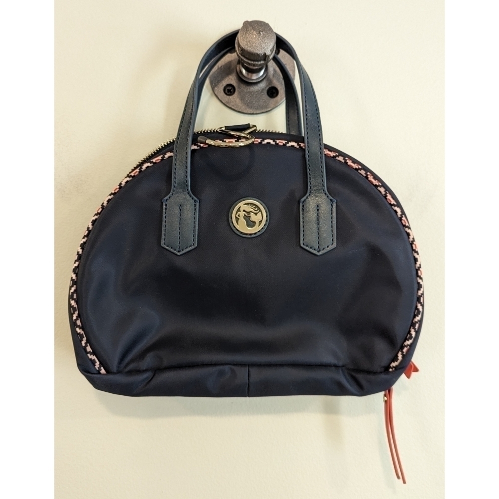 Spartina 449 Navy Blue Hanging Makeup Toiletry Bag